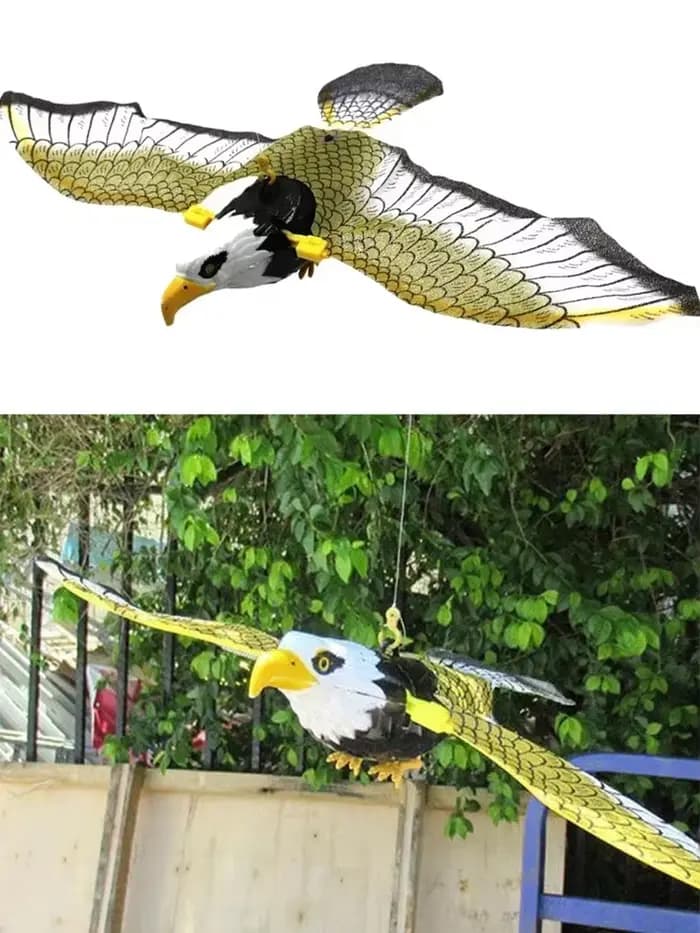 Faux leurre de faucon volant, dispositifs de dissuasion des oiseaux, répulsif de Pigeons pour effray