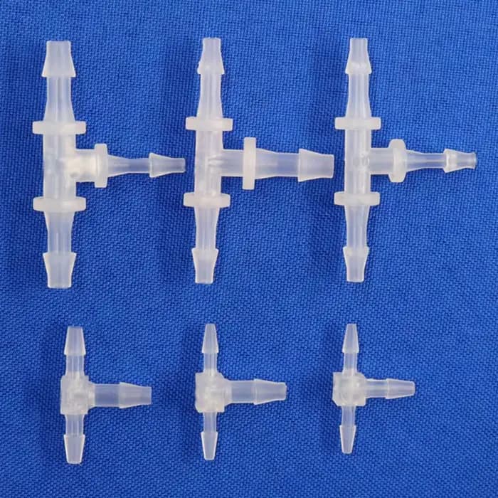 Connecteurs en plastique PP en T de réduction de type T, adaptateur de pagode, raccords de tuyaux d'