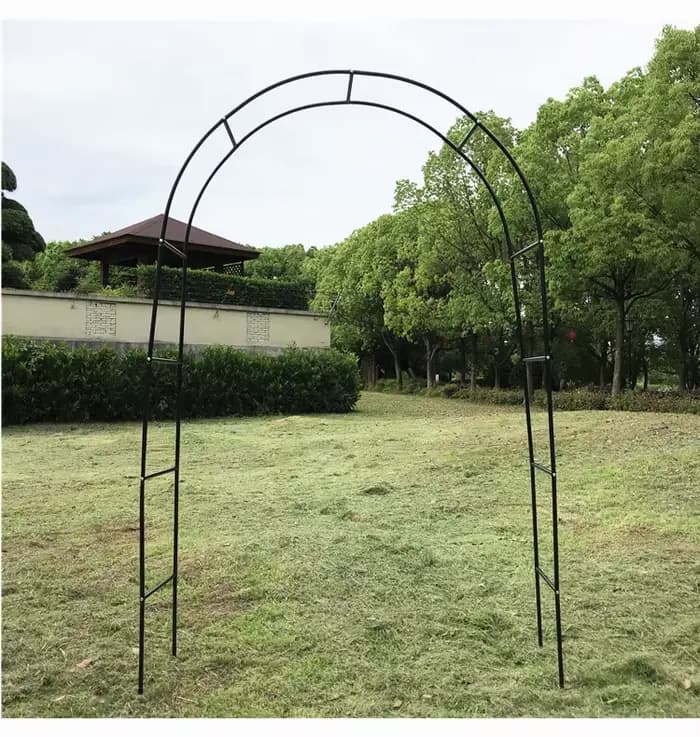 Arches de jardin en fer 240x140x38cm, plantes de grande taille, support d'escalade de roses, arbre d
