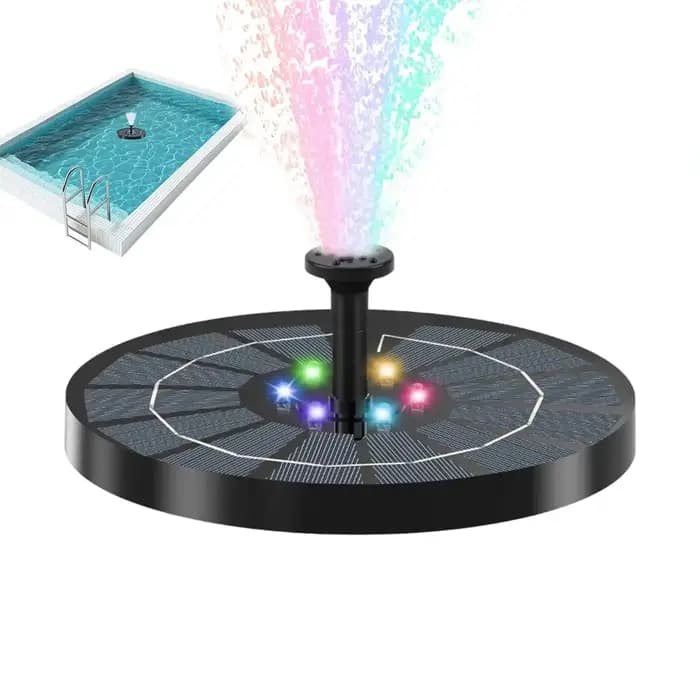 Fontaine solaire pour piscine