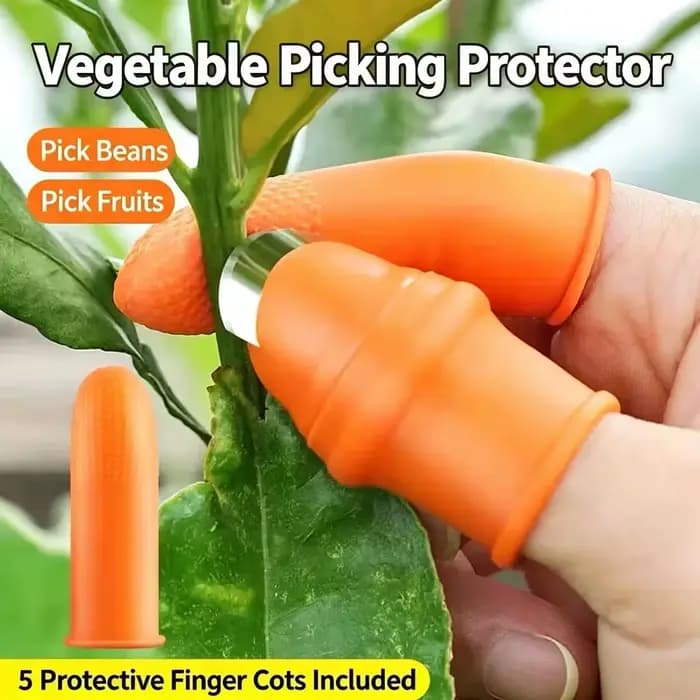 Couteau de jardinage à doigt pour la cueillette des légumes, outil de récolte portable pour fruits, haricots, piments, ferme et jardin