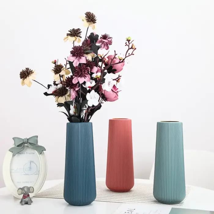 Vase à fleurs en plastique de style nordique