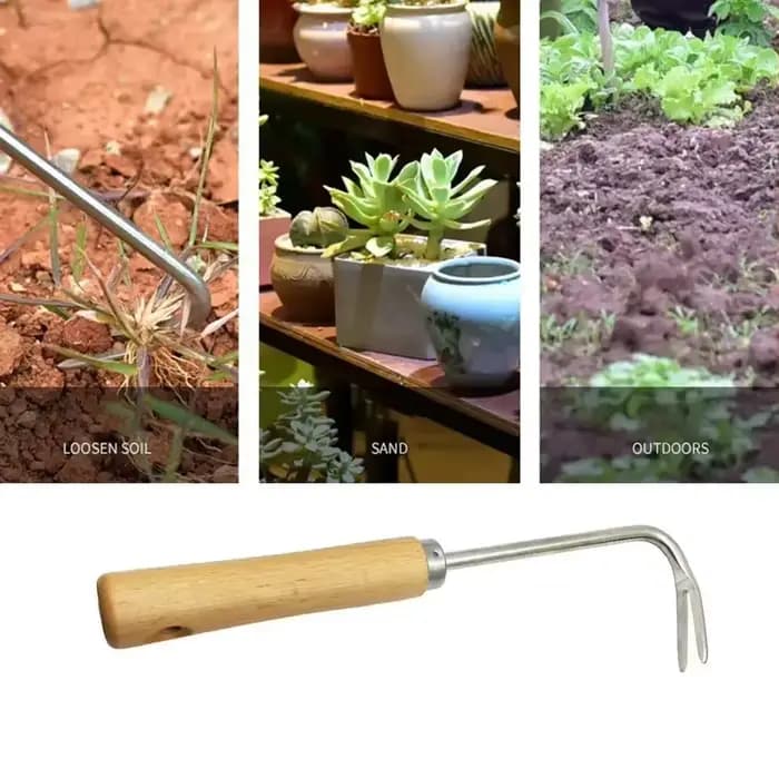 Désherbeur de jardinage en acier inoxydable