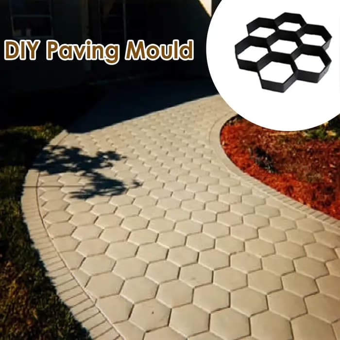 Moule à béton pour chaussée de jardin