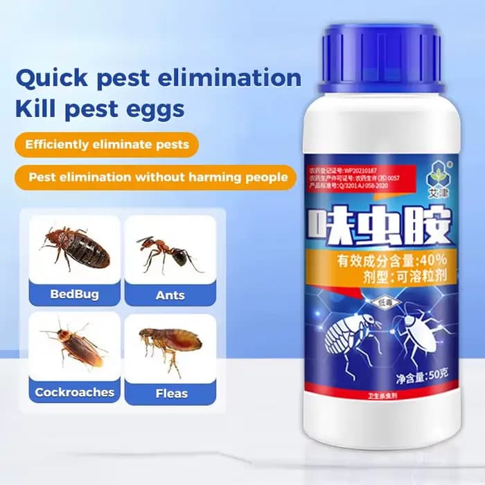 Produit professionnel de lutte antiparasitaire 40 Dinotefuran SG contre les punaises de lit