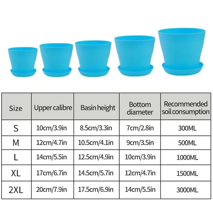 Pots de fleurs en plastique pour extérieur