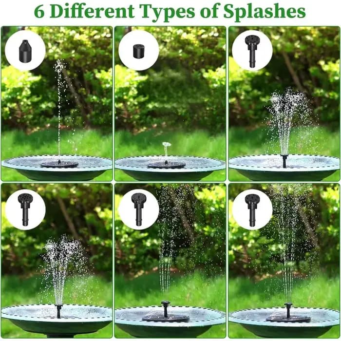 Fontaine solaire extérieure 1W/1.5W/2.5W