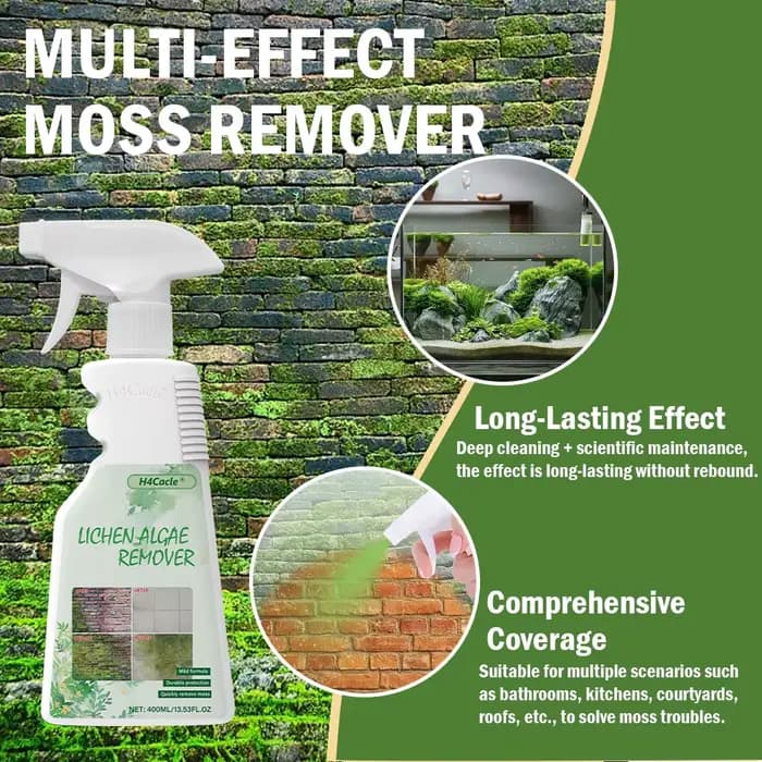 Spray pour éliminer les algues du mousse et du Lichen