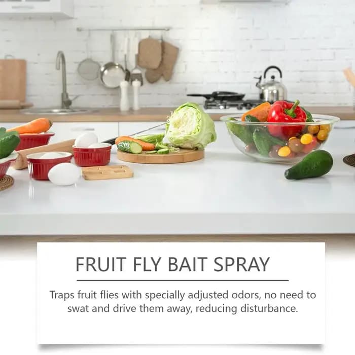 Spray pour mouches de fruits de cuisine