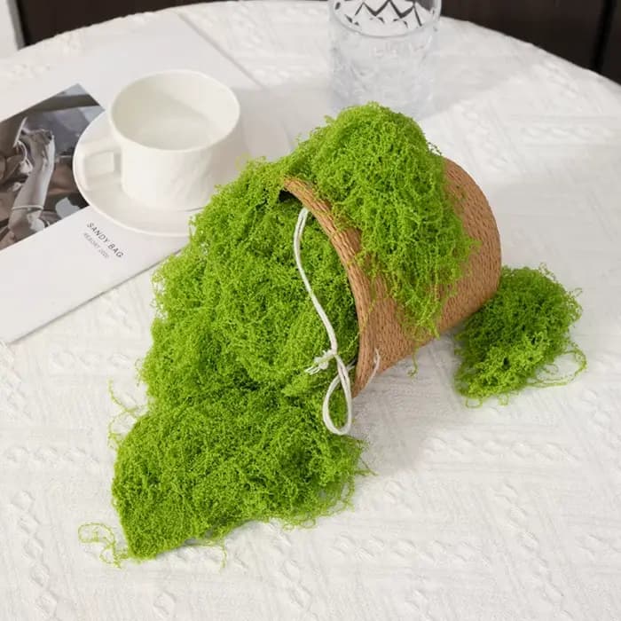 Micro Simulation de fausse mousse verte