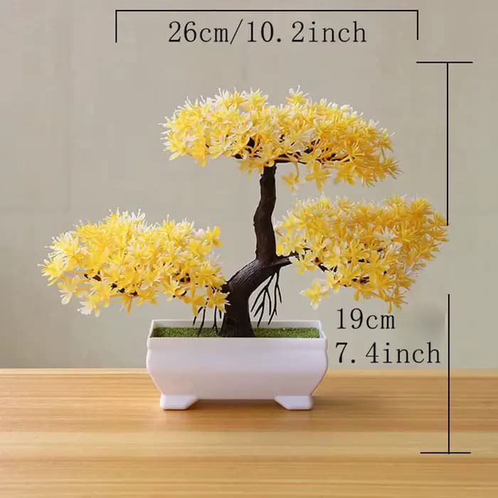 Plantes artificielles de simulation de bonsaï