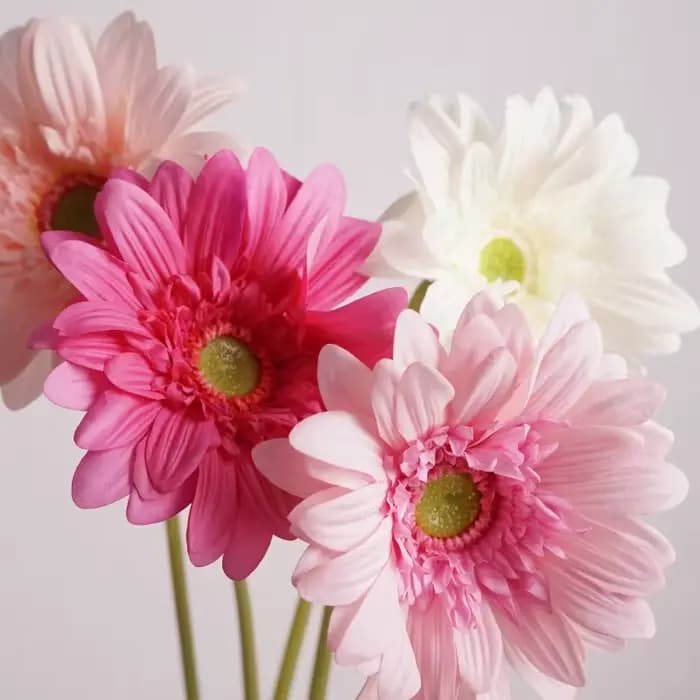 Branche de fleur artificielle Gerbera hydratante au toucher