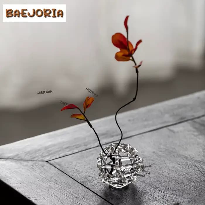 Vase en verre créatif pour la décoration intérieure