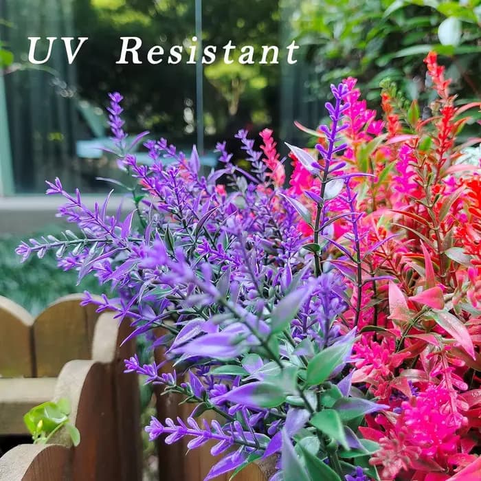 Plantes artificielles à la lavande