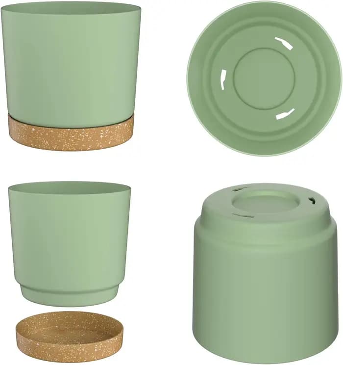 Grands pots légers pour plantes d'intérieur et d'extérieur
