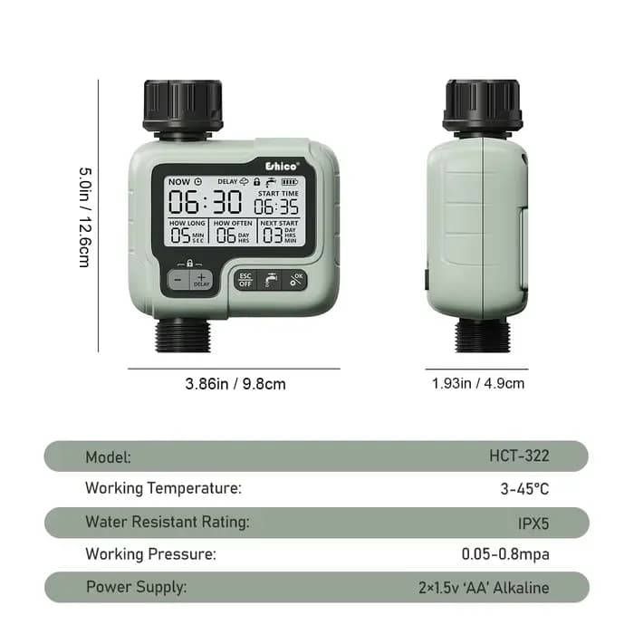 Minuterie d'eau automatique HCT-322