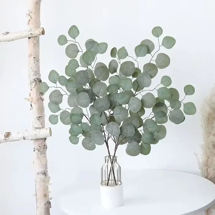 Plantes artificielles feuille d'eucalyptus vigne maison Vase mariage jardin saint valentin arc extérieur