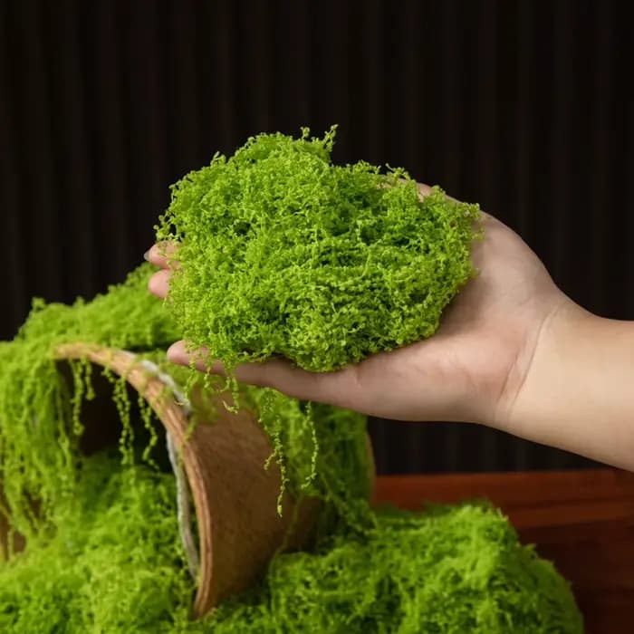 Micro Simulation de fausse mousse verte