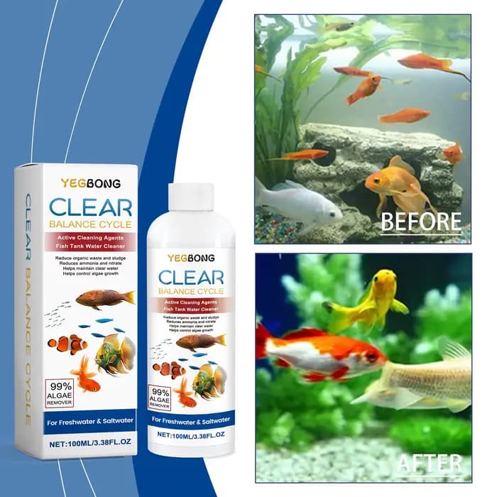 Dissolvant d'algues pour aquarium