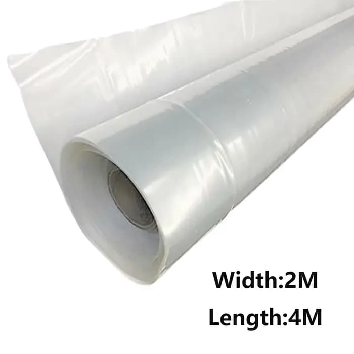 Film plastique transparent pour serre, tunnel polyvalent, film transparent anti-poussière en PE, couverture pour serre de culture, accessoires de jardin