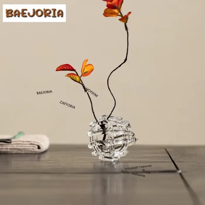 Vase en verre créatif pour la décoration intérieure