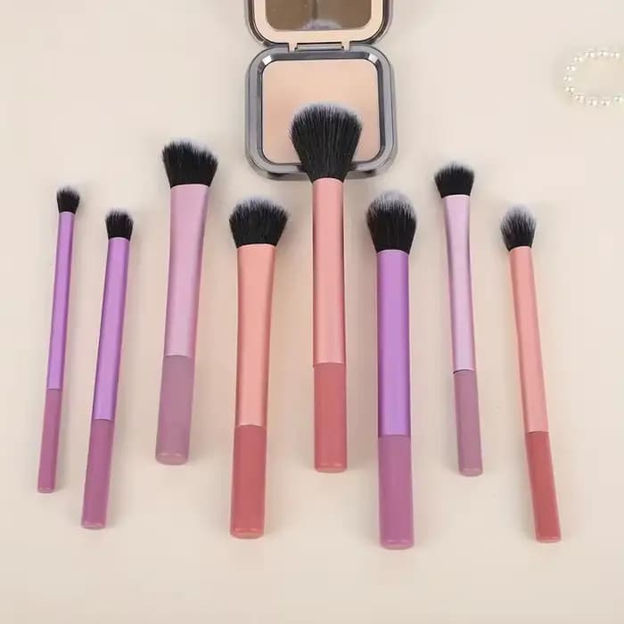 Kit de pinceaux de maquillage synthétiques doux, 8 pièces, pour fond de teint, Blush, fard à paupières, outils de maquillage cosmétiques