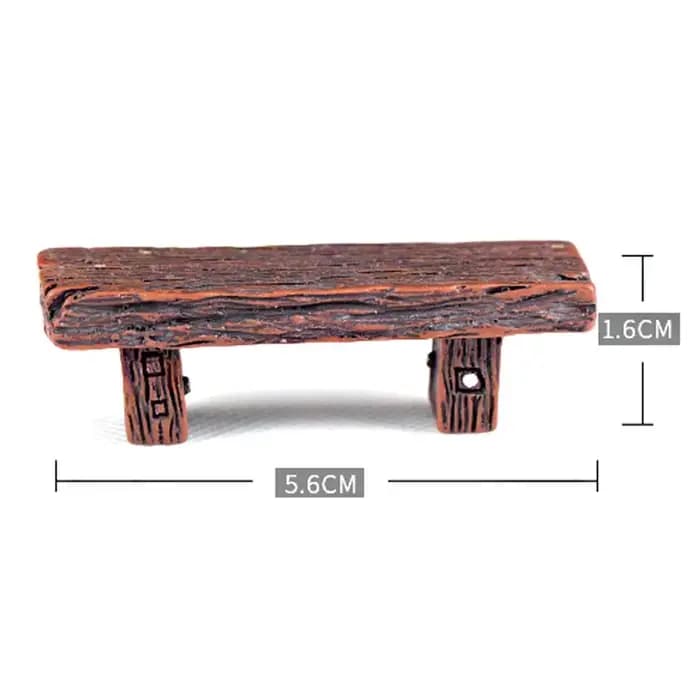 Mini Banc de Parc en Bois