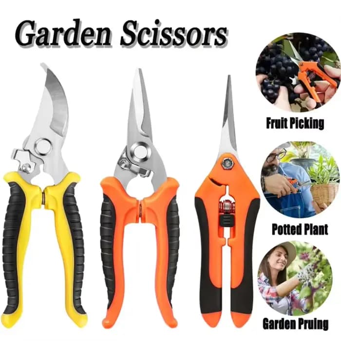 Ensemble de ciseaux de jardin 3 pièces