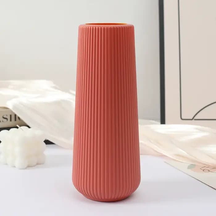 Vase à Fleurs en Plastique de Style Nordique
