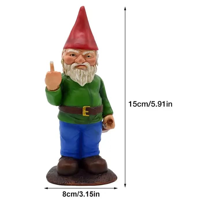 Statue de Gnome de jardin coquine