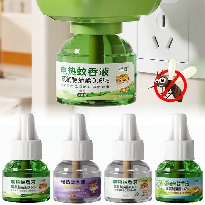 Diffuseur Électrique Anti-Moustiques : Répulsif Liquide Inodore Contre les Insectes et les Moustiques Nuisibles