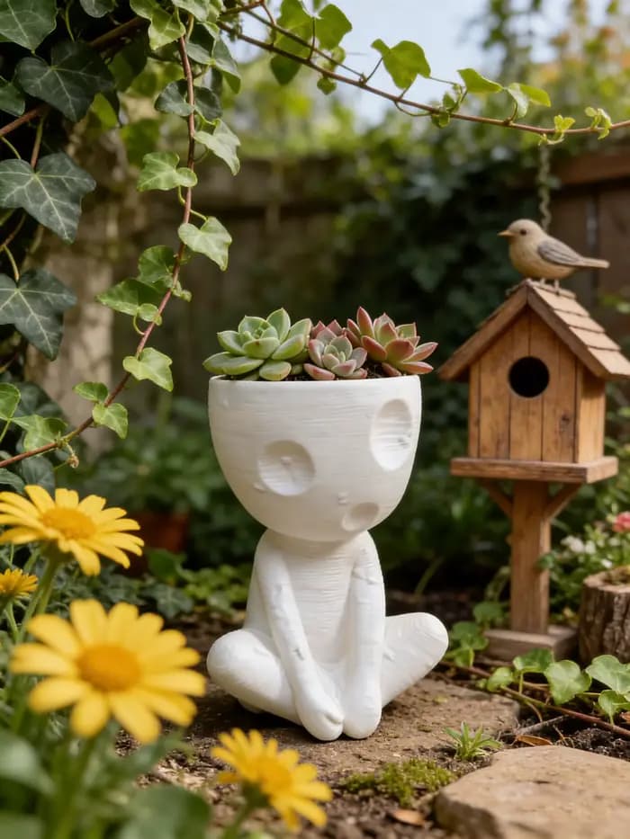 Pot de fleur de poupée Simple et original
