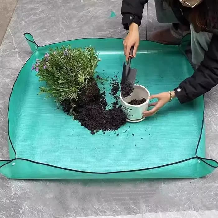 Tapis de jardinage imperméable pour repotage
