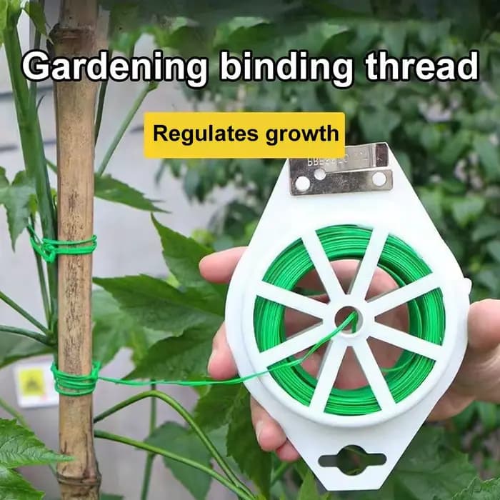 Attache de jardin torsadée avec coupe-fil