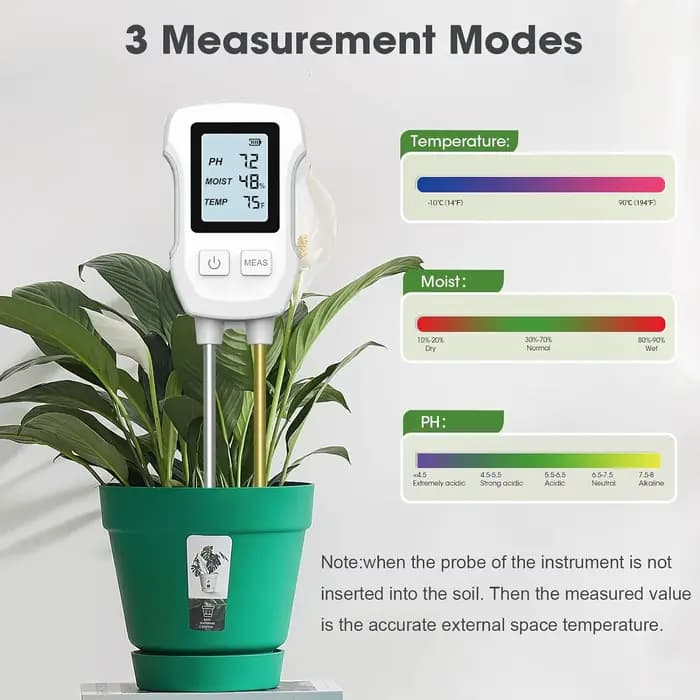 Compteur de sol numérique LCD 3 en 1