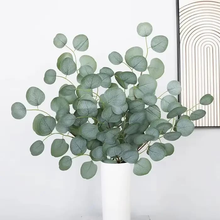 Plantes artificielles feuille d'eucalyptus vigne maison Vase mariage jardin saint valentin arc extérieur