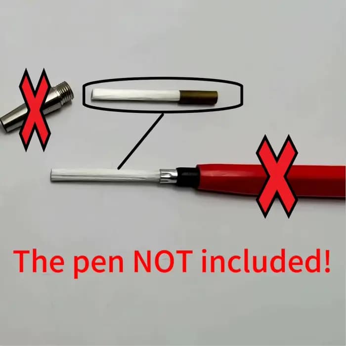 1 pièce de remplacement de pointe en fibre de verre pour stylo-brosse de décapage de la rouille, petit décapant de rouille pour le nettoyage des montres et des appareils électroniques