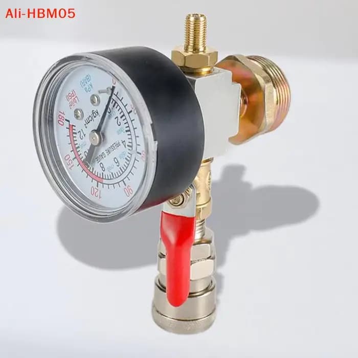 (HB05) Adaptateur de pression pour petit réservoir d'air, pompe à air de conversion pour extincteur, accessoires de compresseur d'air portable