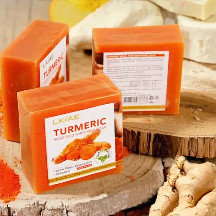 Crème blanchissante naturelle au curcuma pour le corps, nettoie en profondeur la peau, élimine les taches foncées, les boutons, l'acné, lisse la peau, pour le visage et le corps, Regina Bar