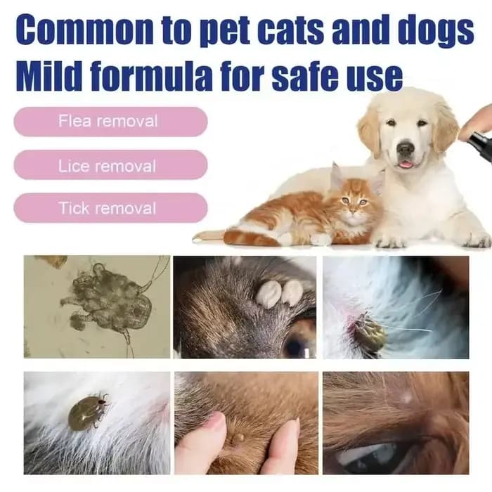 Spray anti-puces pour animaux de compagnie