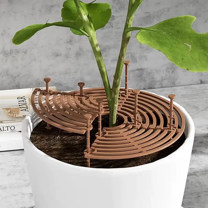 Protection de Sol pour Pot de Plantes avec Grille