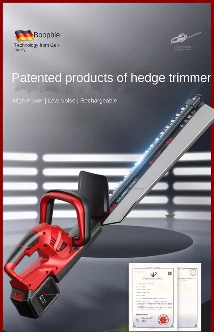 Taille-haie électrique sans fil 110 V/220 V pour l'entretien du jardin - CBA efficace et pratique