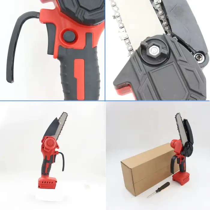 Mini tronçonneuse 4/6 pouces sans fil pour le travail du bois