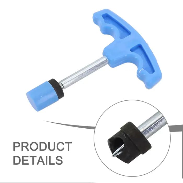 Outil agricole perforateur de trous pour tuyaux PE