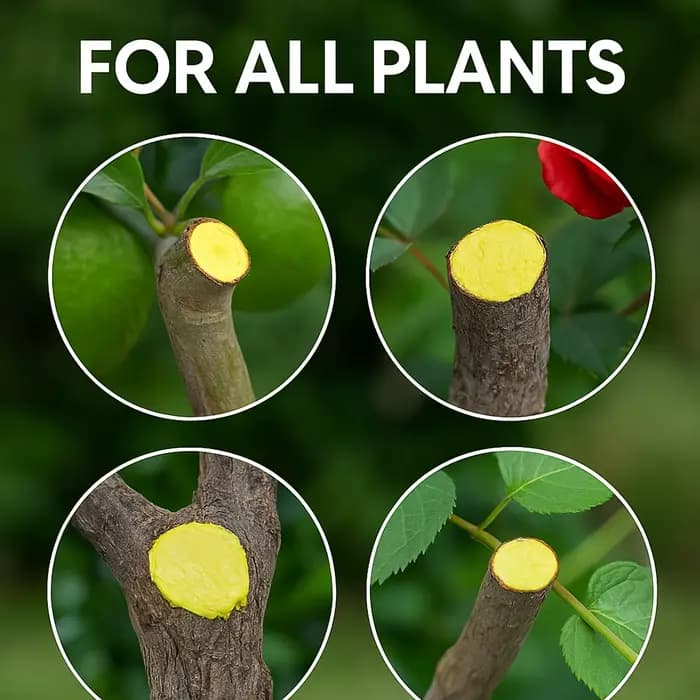 Pâte cicatrisante pour plaies végétales des arbres fruitiers