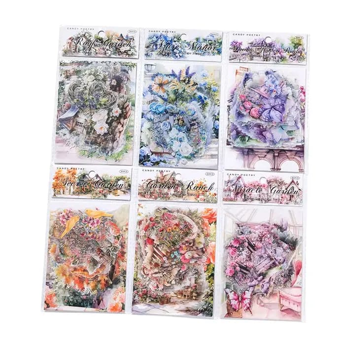 Lot de 30 autocollants paysagers pour jardin
