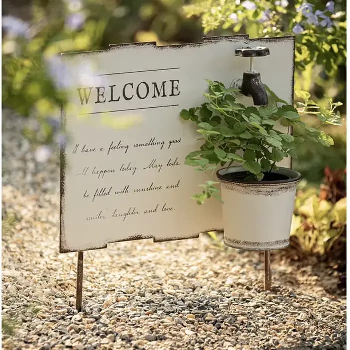 Pot de fleur de jardin créatif