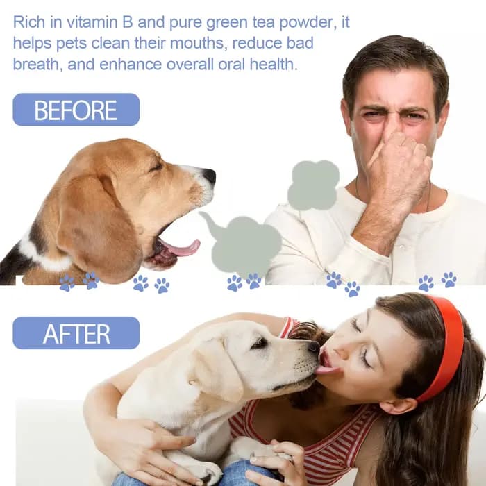 Dentifrice comestible pour animaux de compagnie, pour chat, chien, haleine fraîche, nettoyage en profondeur, élimination des taches, Plaque buccale, prévention du calcul des dents