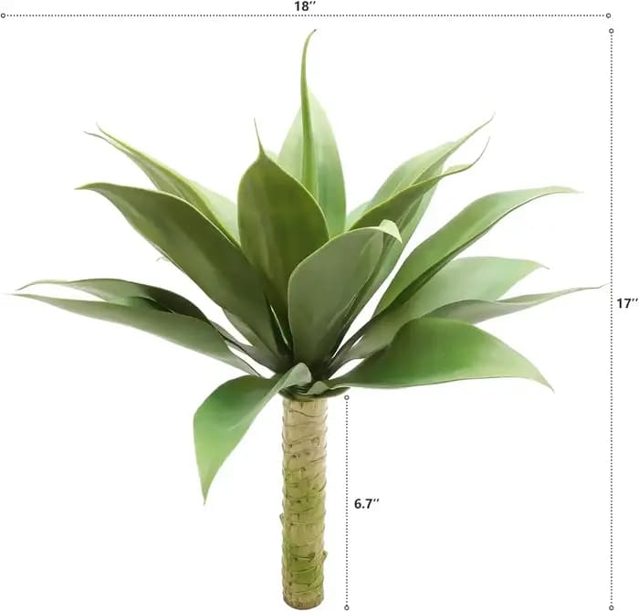 Plante succulente d'agave artificielle 18 amaran
