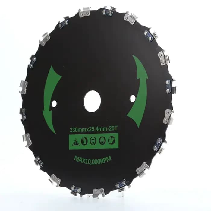 Coupe-herbe robuste et fiable de 9 pouces avec 20 dents
